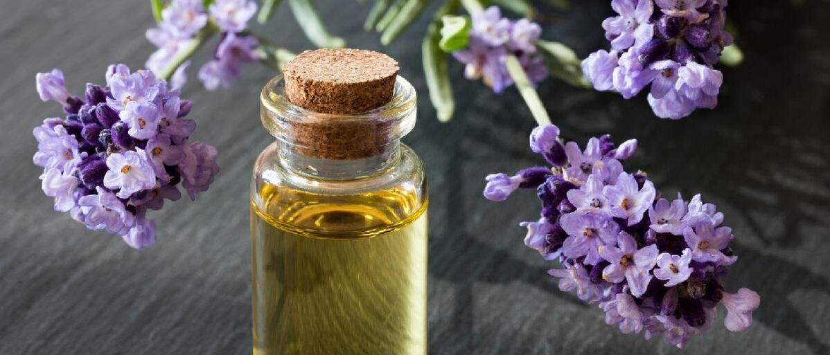 Lavender oil gives a beautiful complexion